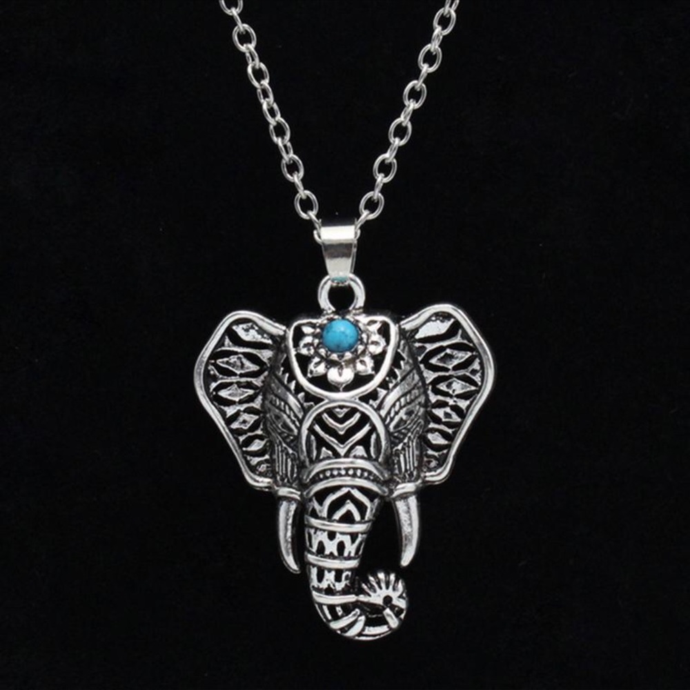🌞SUMMER SALE🌞Silver boho elephant necklace